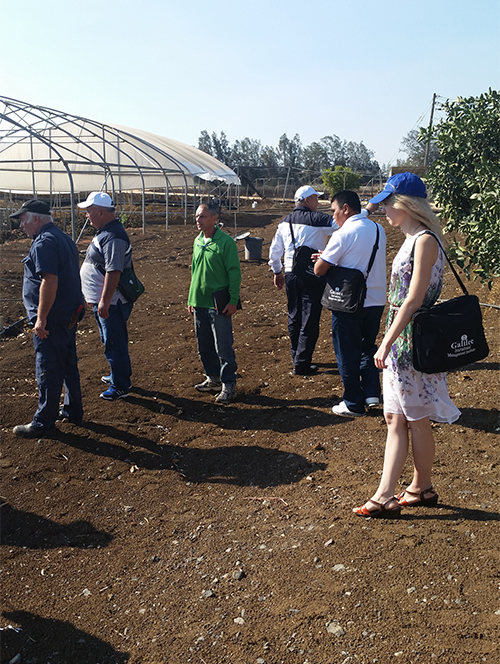 סיור מים מקצועי לקורס חדשנות בחקלאות - הטכנולוגיות הישראליות.